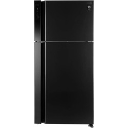 Холодильник Hitachi R-V660PUC7-1 BBK 2-хкамерн. черный бриллиант инвертер