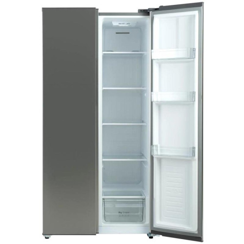 Холодильник Бирюса SBS 400 I 2-хкамерн. нержавеющая сталь