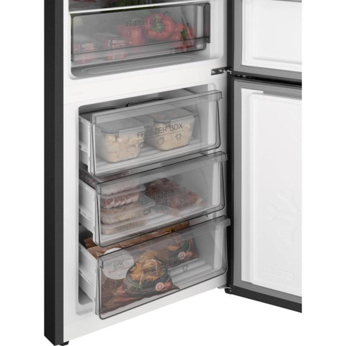 Холодильник Weissgauff WRK 185 Total NoFrost Inverter Black 2-хкамерн. черный