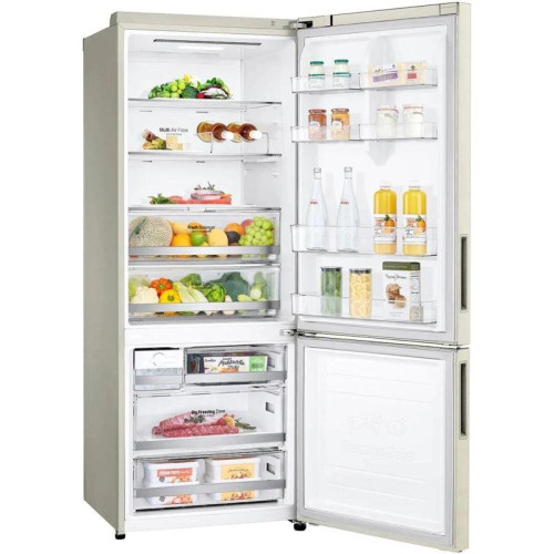 Холодильник LG GC-B569PECM 2-хкамерн. бежевый глянц. инвертер