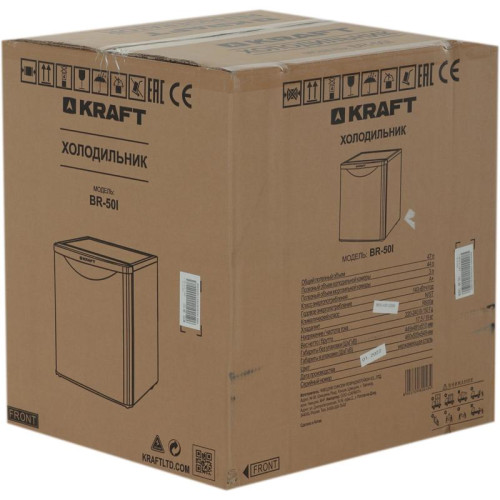 Холодильник Kraft BR 50I 1-нокамерн. серебристый мат.