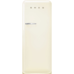 Холодильник SMEG/ Холодильник SMEG, отдельностоящий, стиль 50-х, однокамерный, внутренняя морозильная камера, объем 270 л, инверторный компрессор, энергоэффективность С, цвет кремовый