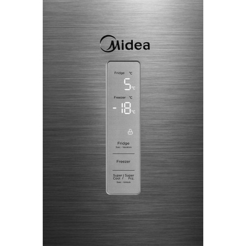 Холодильник Midea MDRB522MGE46OD 2-хкамерн. серебристый