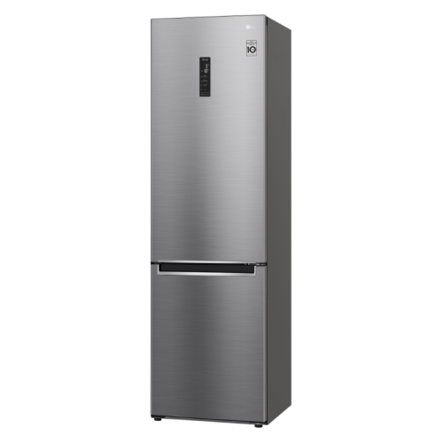 Холодильник LG/ Холодильник LG, отдельностоящий, ВхШхГ 2030х595х682 мм, объем 384 (277+107) л, внешний LED дисплей, Total No Frost, LED освещение, зона свежести, технология DoorCooling, Multi Air Flow, инверторный компрессор, энергоэффективность А+, цвет 