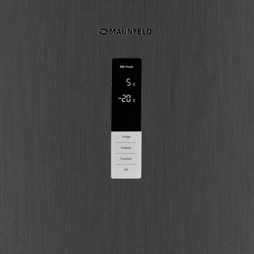 Холодильник Maunfeld MFF185NFX10 2-хкамерн. нержавеющая сталь инвертер