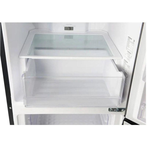 Холодильник Hitachi R-B410PUC6 BBK 2-хкамерн. черный инвертер