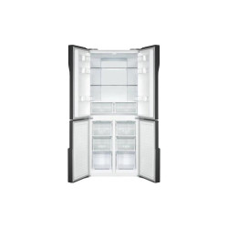 Холодильник Maunfeld MFF181NFSB 3-хкамерн. черный глянц. инвертер