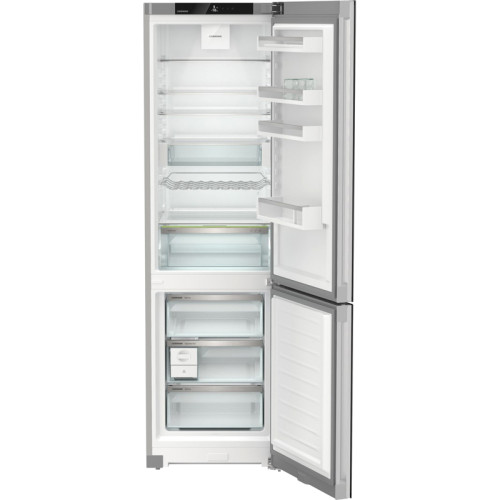 Холодильники LIEBHERR/ Plus, EasyFresh, МК NoFrost, 3 контейнера МК, в. 201,5 см, ш. 60 см, класс ЭЭ A++, внутренние ручки, черное стекло