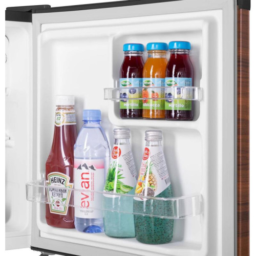 Холодильник Maunfeld MFF50WD 1-нокамерн. дерево/черный мат.