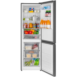 Холодильник Weissgauff WRK 185 Total NoFrost Inverter Black Glass 2-хкамерн. черный инвертер