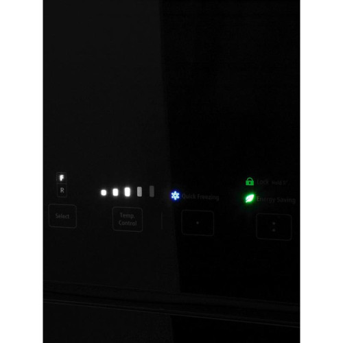 Холодильник Hitachi HRTN7489DF GBKCS 2-хкамерн. черный стекло инвертер