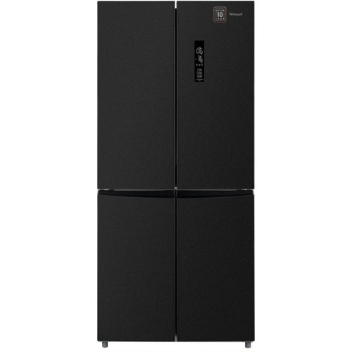 Холодильник Weissgauff WCD 450 BG NoFrost Inverter 2-хкамерн. черный инвертер