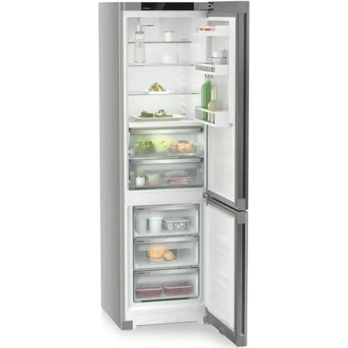 Холодильники LIEBHERR/ Plus,BioFresh 2 контейнера, МК NoFrost, 3 контейнера МК, в. 201,5 см, ш. 60 см, класс ЭЭ A++, внутренние ручки, двери из нержавеющей стали, дисплей на двери