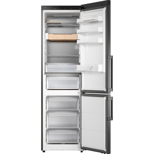 Холодильник ASKO/ Арт. 745893 ; Холодильник ASKO, отдельностоящий, высота 203 см, Total NoFrost, объем 409 л (279+130), металлическая задняя стенка, дверная ручка Easy Open, TFT дисплей, Wi-Fi, ночной режим, автоматический контроль влажности, телескопичес