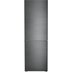 Холодильники LIEBHERR/ Plus, EasyFresh 1 контейнер, МК NoFrost, 3 контейнера МК, в. 185,5 см, ш. 60 см, класс ЭЭ A++, внутренние ручки, Black Steel