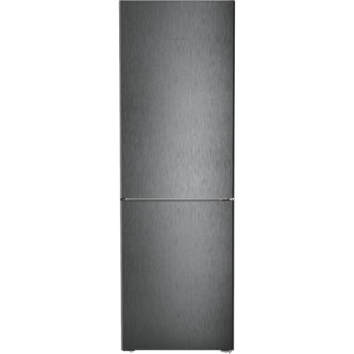 Холодильники LIEBHERR/ Plus, EasyFresh 1 контейнер, МК NoFrost, 3 контейнера МК, в. 185,5 см, ш. 60 см, класс ЭЭ A++, внутренние ручки, Black Steel