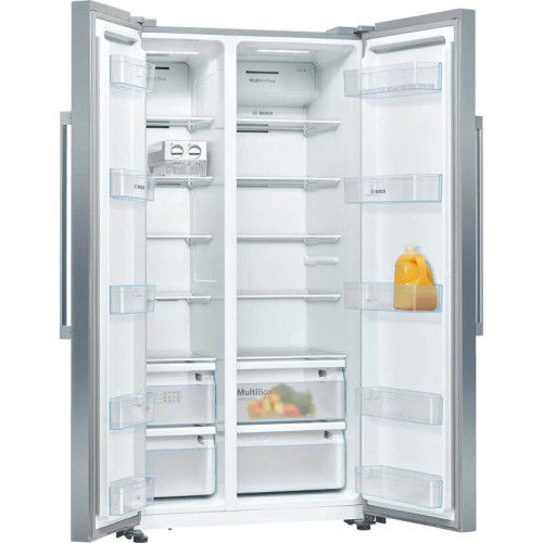 Холодильник типа side-by-side ,Serie 4, Full NoFrost, 178,7.6x90,8x70,7 см, LED освещение, Ящик для овощей и фруктов MultiBox, класс энергопотребления А++, полезный объём 560 (371/189) л, раздельная регулировка температуры с точностью 1С, уровень шума 4 Холодильник типа side-by-side ,Serie 4, Full NoFrost, 178,7.6x90,8x70,7 см, LED освещение, Ящик для овощей и фруктов MultiBox, класс энергопотребления А++, полезный объём 560 (371/189) л, раздельная регулировка температуры с точностью 1С, уровень шума 4