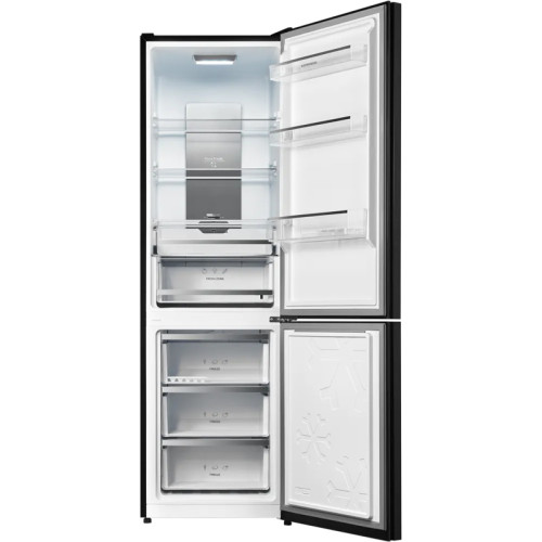 Холодильник KUPPERSBERG/ Холодильник KUPPERSBERG, High-Tech, отдельностоящий, объем 402 л, инверторный компрессор, электронное управление, No Frost, LED дисплей, LED подсветка, супер заморозка, супер охлаждение, зона свежести, энергоэффективность А++, цве