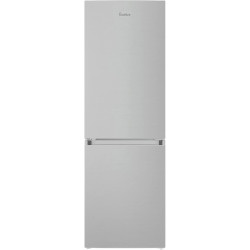 Отдельностоящий холодильник EVELUX, объем 290 л, объем холодильной камеры 201, объем морозильной камеры 89, цифровой дисплей, LED освещение, NoFrost, перенавешиваемые двери, энергоэффективность А+, уровень шума 41 дБ, цвет нержавеющая сталь