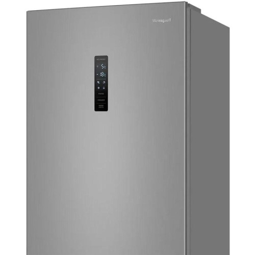 Холодильник Weissgauff WRK 2000 Total NoFrost Inverter Inox 2-хкамерн. нержавеющая сталь инвертер