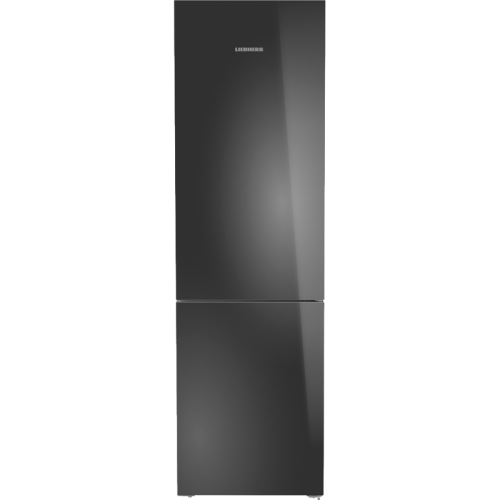Холодильники LIEBHERR/ Plus, EasyFresh, МК NoFrost, 3 контейнера МК, в. 201,5 см, ш. 60 см, класс ЭЭ A++, внутренние ручки, черное стекло