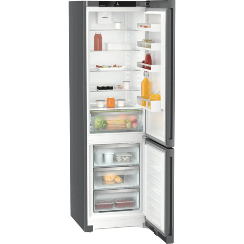 Холодильники LIEBHERR/ Pure, EasyFresh, МК NoFrost, 3 контейнера МК, в. 201,5 см, ш. 60 см, улучшенный класс ЭЭ, внутренние ручки, цвет Dark Grey
