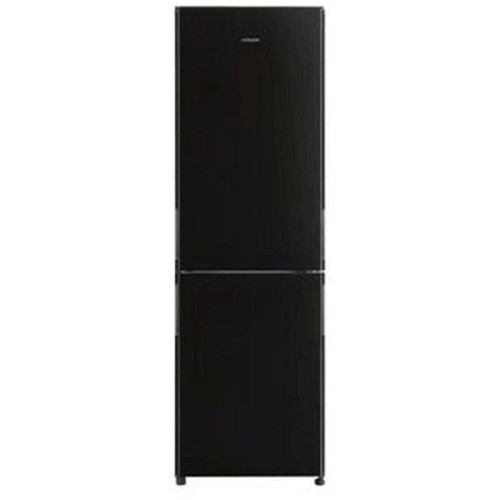 Холодильник Hitachi R-BG410PUC6 GBK 2-хкамерн. черный стекло инвертер