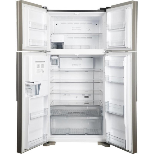 Холодильник Hitachi R-W660PUC7X GC 2-хкамерн. шампань стекло