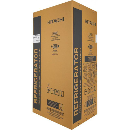 Холодильник Hitachi R-WB820VUC2 GBK 3-хкамерн. черный инвертер