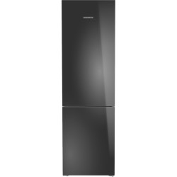 Холодильники LIEBHERR/ Plus, EasyFresh, МК NoFrost, 3 контейнера МК, в. 201,5 см, ш. 60 см, класс ЭЭ A++, внутренние ручки, черное стекло