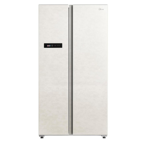 Холодильник Side-by-Side Midea/ Холодильник Side-by-Side Midea, инверторный компрессор, Full NoFrost, дисплей, управление через приложение, полезный объем 604 л, холодильная камера 384 л, морозильная камера 220 л, Duo Control, зона регулируемой влажности,