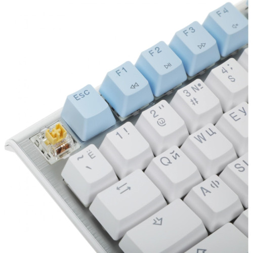Клавиатура A4Tech Fstyler FS100 Neon механическая синий/белый USB for gamer LED (FS100) Клавиатура A4Tech Fstyler FS100 Neon механическая синий/белый USB for gamer LED (FS100)