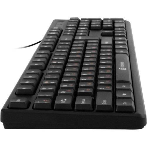 Клавиатура Oklick 100M HW3 черный USB (654570)
