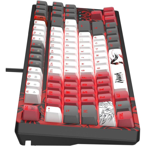 Клавиатура A4Tech Bloody S87 Naraka механическая черный/красный USB for gamer LED (S87 NARAKA)