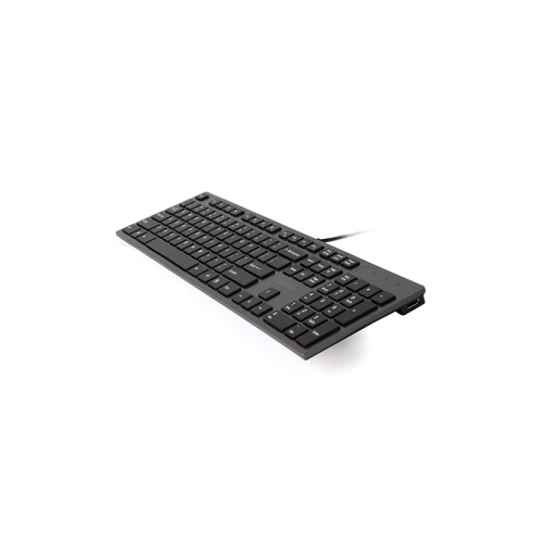 Клавиатура A4Tech KV-300H серый/черный USB slim