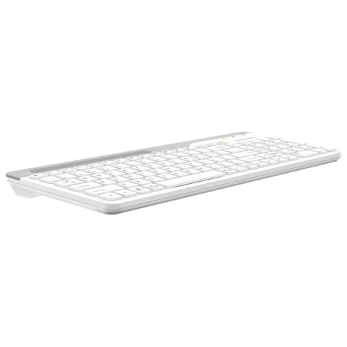 Клавиатура A4Tech Fstyler FK25 белый/серый USB slim