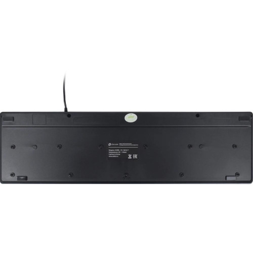 Клавиатура Oklick 550ML черный USB slim Multimedia LED (1061617)
