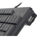 Клавиатура Oklick 520M2U черный/черный USB slim Multimedia