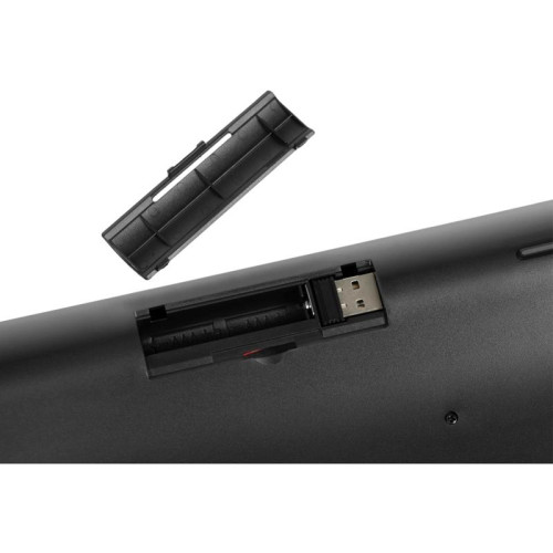 Клавиатура Oklick 890S серый USB беспроводная slim