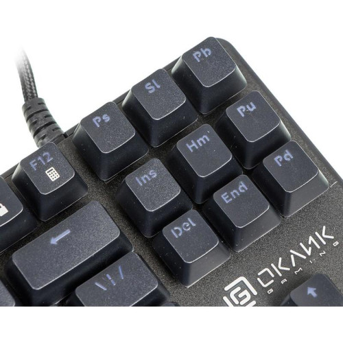 Клавиатура Oklick 969G SHOTGUN механическая черный USB Multimedia for gamer LED