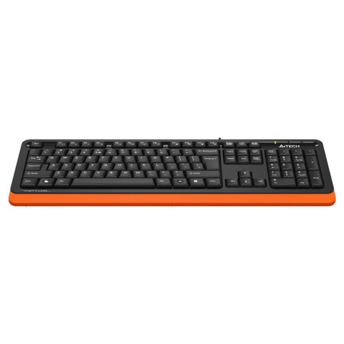Клавиатура A4Tech Fstyler FKS10 черный/оранжевый USB (FKS10 ORANGE)