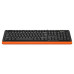 Клавиатура A4Tech Fstyler FKS10 черный/оранжевый USB (FKS10 ORANGE)