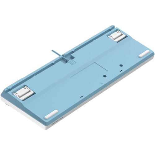 Клавиатура A4Tech Fstyler FS300 механическая белый/синий USB for gamer LED (FS300 PANDA SNOWBOARDING)