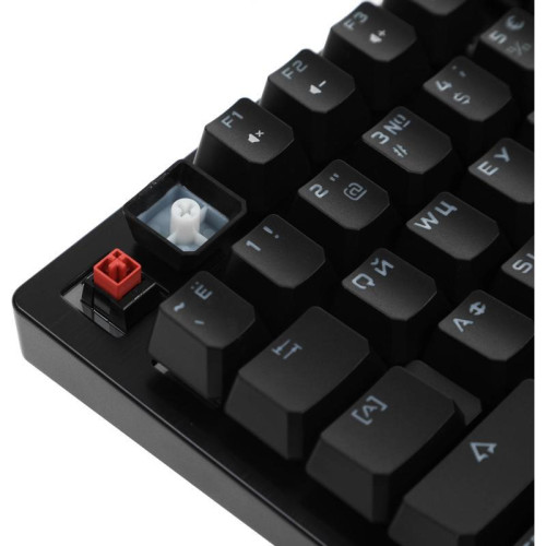 Клавиатура A4Tech Bloody B825R механическая черный USB for gamer LED (подставка для запястий) (B825R (RED SWITCHES))