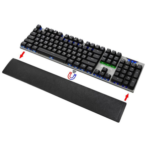 Клавиатура Oklick 935G RAGNAR механическая черный USB Multimedia for gamer LED (подставка для запястий)