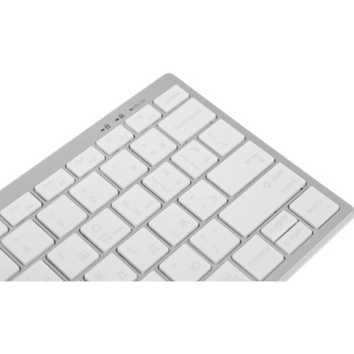 Клавиатура A4Tech Fstyler FX61 белый USB slim LED (FX61 WHITE)