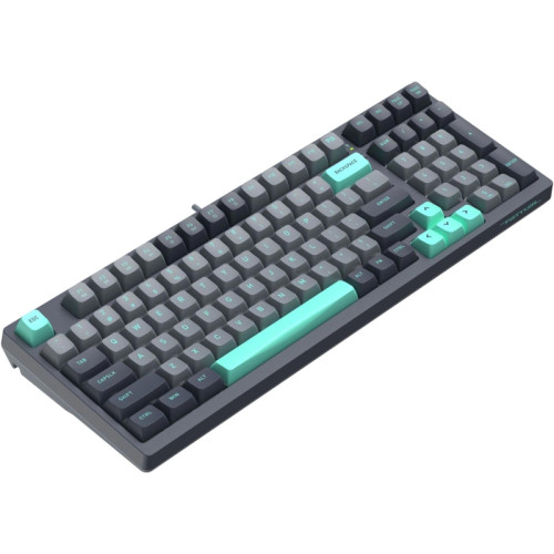 Клавиатура A4Tech Fstyler FS300 механическая черный/серый USB for gamer LED (FS300 PANDA ROCK)