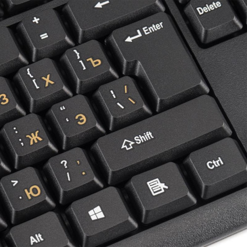 Клавиатура Oklick 130M черный USB (337077)