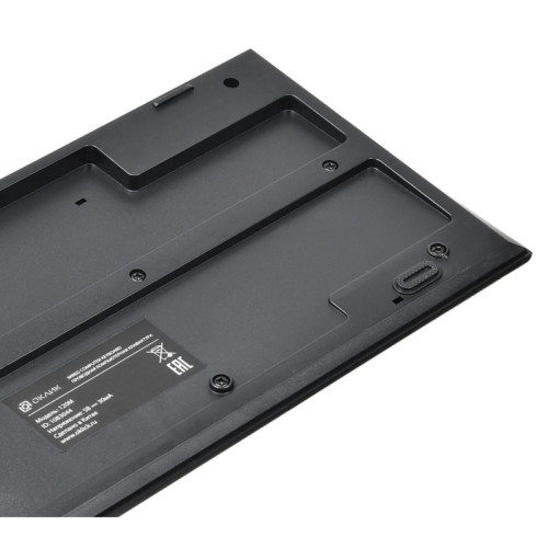 Клавиатура Oklick 120M черный USB (1083044)