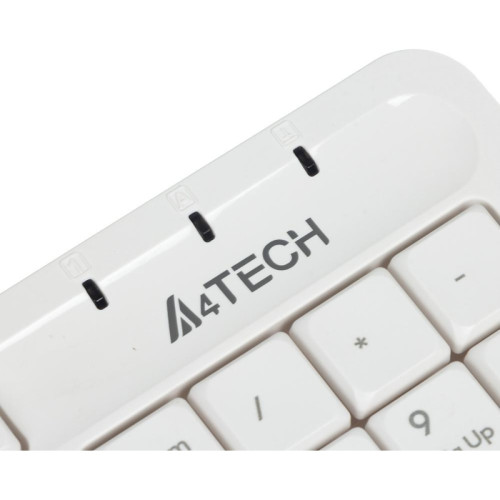 Клавиатура A4Tech Fstyler FK10 белый/серый USB (FK10 WHITE)